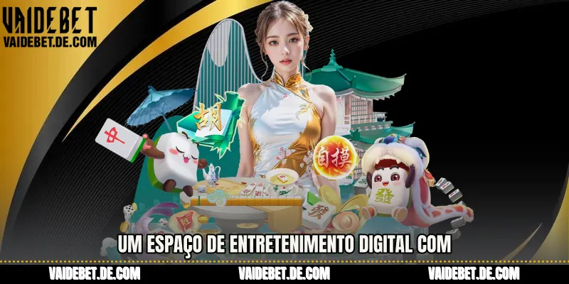 Um espaço de entretenimento digital com 